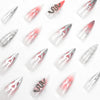 12 Sizes-24 Pcs Press On Nails JP2306
