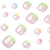 12 Sizes-24 Pcs Press On Nails JP1659