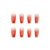 12 Sizes-24 Pcs Press On Nails W190