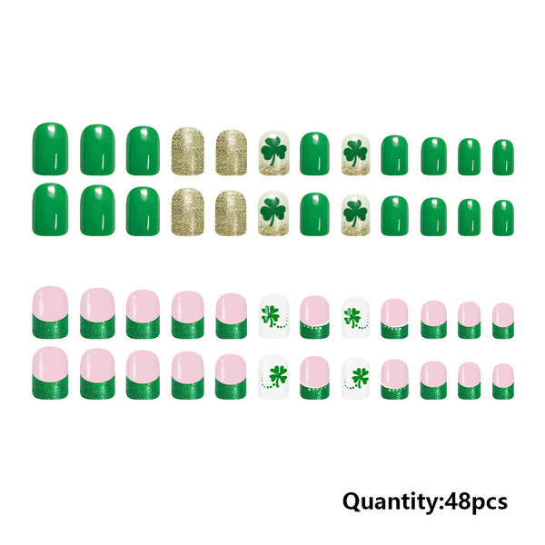 48 Pcs Press On Nails StPat-1-48pcs