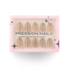Glamhalo Premiere 30pcs Press On Nails – Eco-Friendly Perfect Fit - GD47