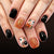 12 Sizes-24 Pcs Press On Nails C2009