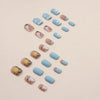 12 Sizes-24 Pcs Press On Nails W989