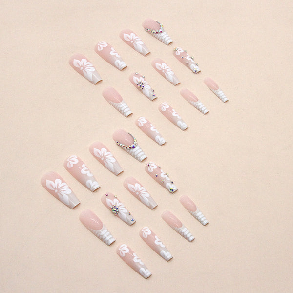 12 Sizes-24 Pcs Press On Nails Z683