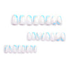 12 Sizes-24 Pcs Press On Nails JP2929