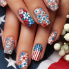 12 Sizes-24 Pcs Press On Nails Y654