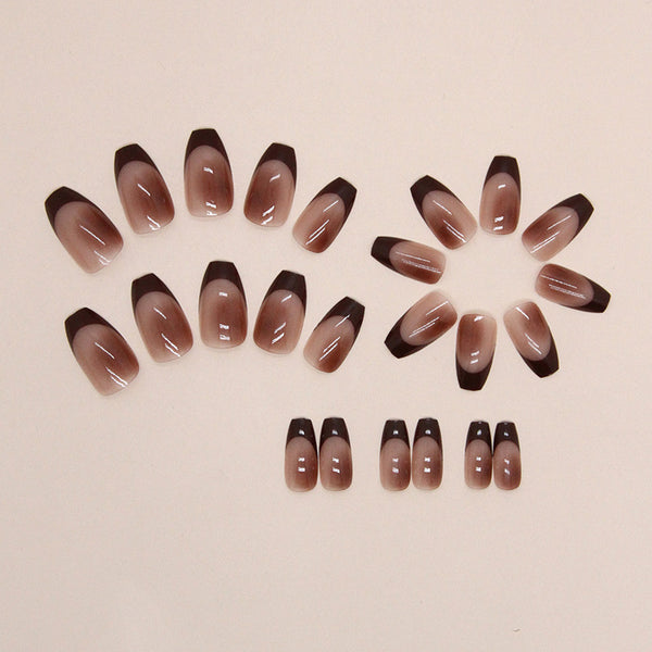 12 Sizes-24 Pcs Press On Nails R800