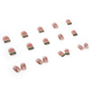 12 Sizes-24 Pcs Press On Nails R476