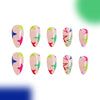12 Sizes-24 Pcs Press On Nails C422