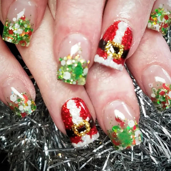Christmas Press On Nails-2 Sets Mixed Pack (48PCS Total) C-mix-14