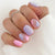 12 Sizes-24 Pcs Press On Nails W1251