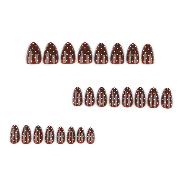 12 Sizes-24 Pcs Press On Nails JP4194