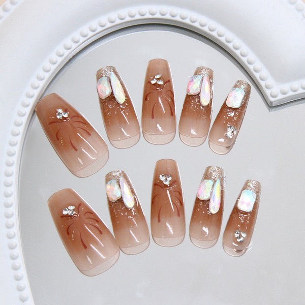 12 Sizes-24 PcsPress On Nails Z1151