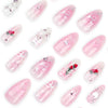 12 Sizes-24 Pcs Press On Nails JP3404