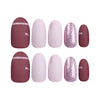 12 Sizes-24 Pcs Press On Nails JP3036