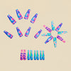 12 Sizes-24 Pcs Press On Nails Y1481