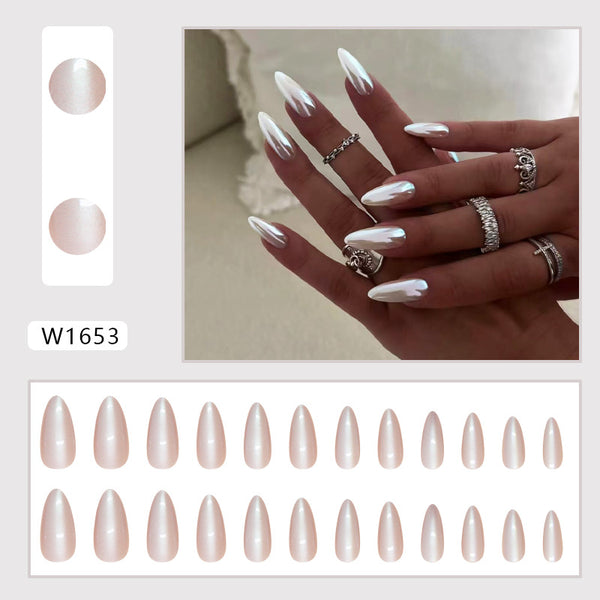 12 Sizes-24 Pcs Press On Nails W1653