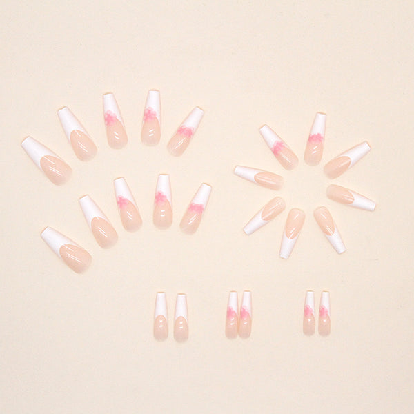 12 Sizes-24 Pcs Press On Nails W321