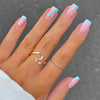 12 Sizes-24 Pcs Press On Nails W165