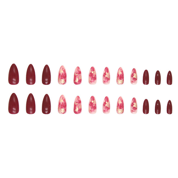 12 Sizes-24 Pcs Press On Nails W261