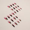 12 Sizes-24 Pcs Press On Nails W1008