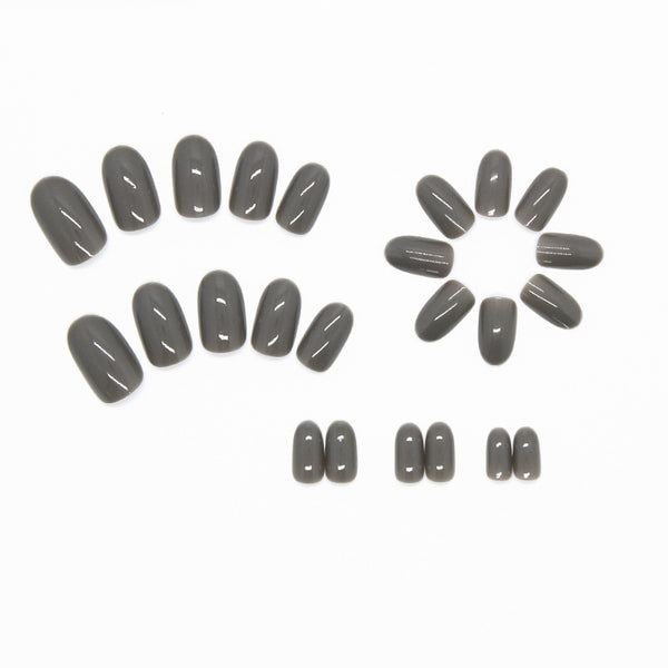 12 Sizes-24 Pcs Press On Nails CF059