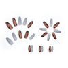 12 Sizes-24 Pcs Press On Nails R669