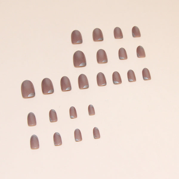 12 Sizes-24 Pcs Press On Nails W1522