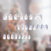 12 Sizes-24 Pcs Press On Nails JP2700