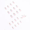 12 Sizes-24 Pcs Press On Nails JP1078