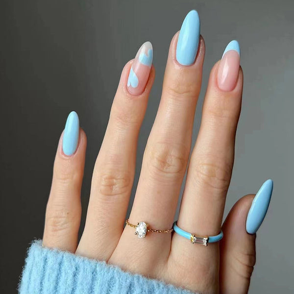 12 Sizes-24 Pcs Press On Nails W334