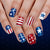 12 Sizes-24 Pcs Press On Nails C1734