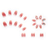 12 Sizes-24 Pcs Press On Nails Z327