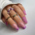 12 Sizes-24 Pcs Press On Nails W930
