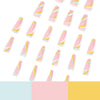 12 Sizes-24 Pcs Press On Nails JP1925