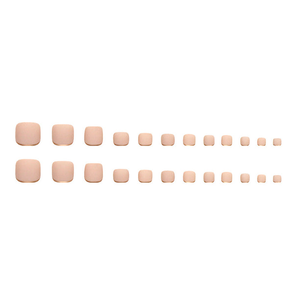 12 Sizes-24 Pcs Press On Nails F040