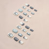 12 Sizes-24 Pcs Press On Nails K004
