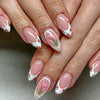 12 Sizes-24 Pcs Press On Nails W1942