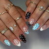 12 Sizes-24 Pcs Press On Nails W2132