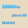 12 Sizes-24 Pcs Press On Nails Y657