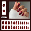 12 Sizes-24 Pcs Press On Nails W2113