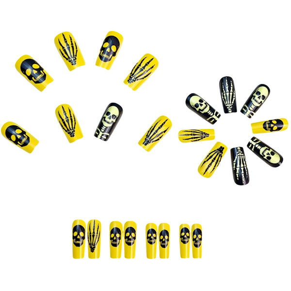 12 Sizes-24 Pcs Press On Nails y1103-24