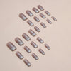 12 Sizes-24 Pcs Press On Nails W1334
