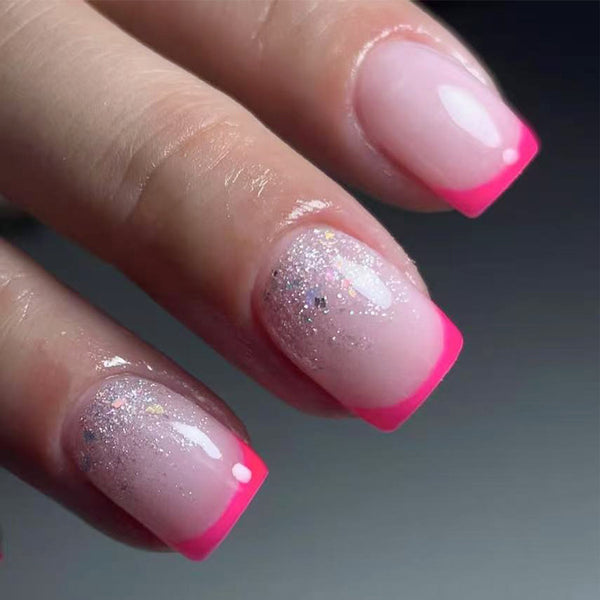 12 Sizes-24 Pcs Press On Nails C1028