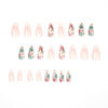 12 Sizes-24 Pcs Press On Nails JP1486