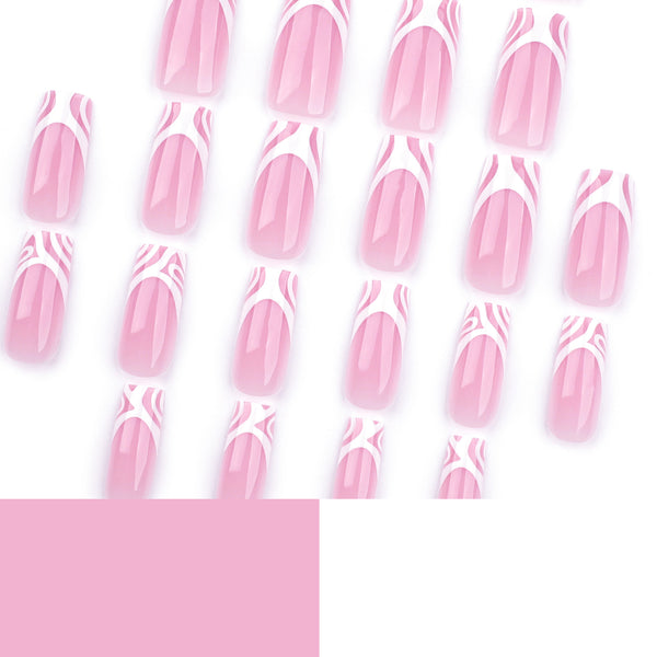 12 Sizes-24 Pcs Press On Nails JP3545