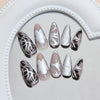 12 Sizes-24 Pcs Press On Nails W2007