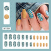 12 Sizes-24 Pcs Press On Nails W1399