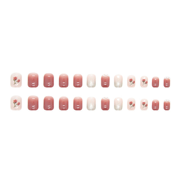 12 Sizes-24 Pcs Press On Nails Z484