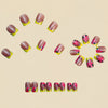 12 Sizes-24 Pcs Press On Nails Y1229